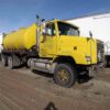 .  Freightliner, vac truck, yellow, 100748, O#0748