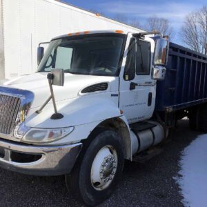 .  International 4300M7, 2009, 6.4L, AT HB, 18ft Blue Dump, r, N#1373