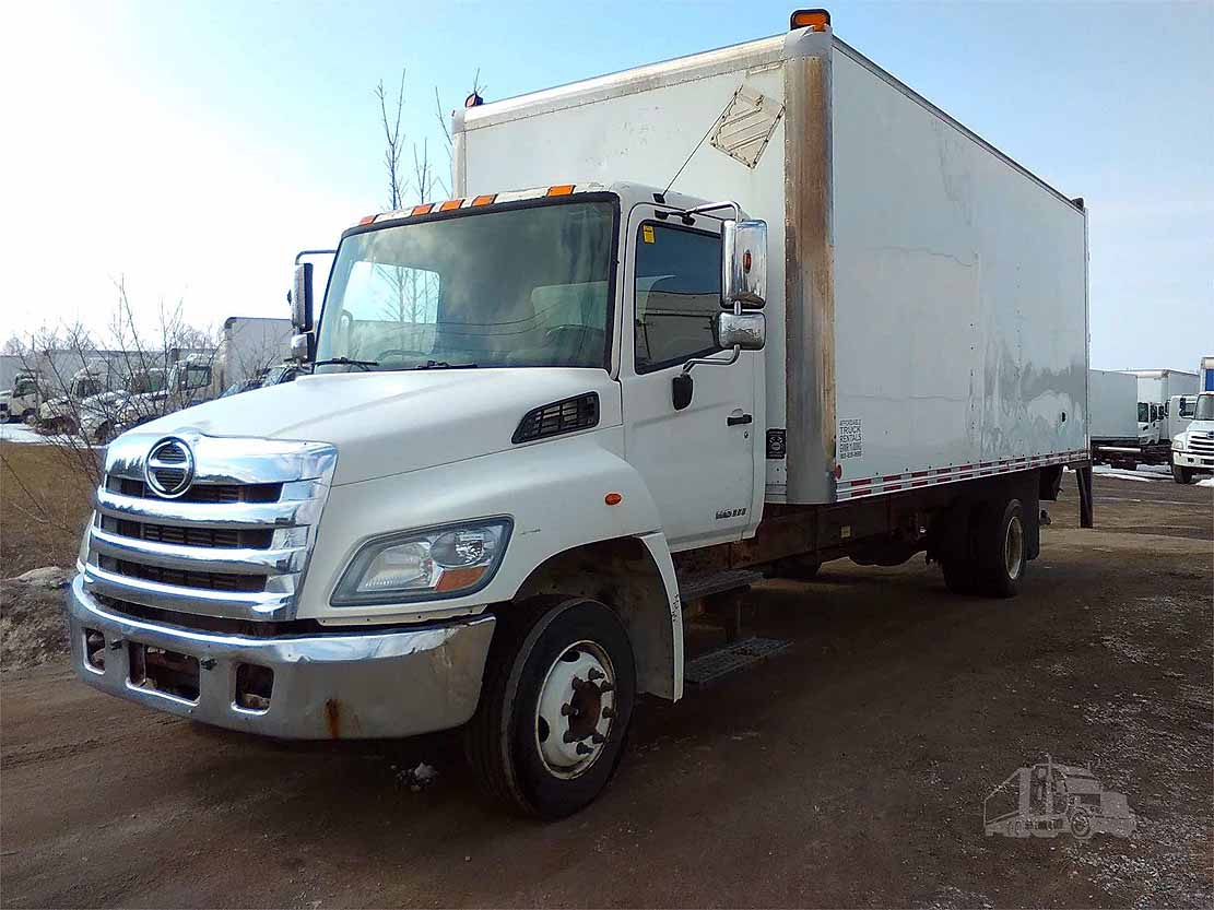 . Hino 258, 2012, 7.6L, AutoT-HydrB, 20ft Box, 84in Barn Doors, NE8c#2160 - Image 2
