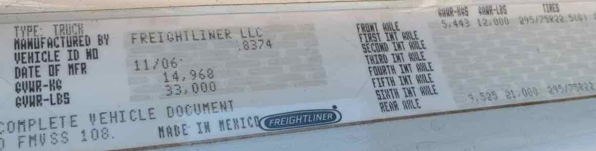 . Freightliner M2, 2007, *parting out, Engine SOLD, AT-AB, 24.5ft Flatbed, 98in W, NE8c#8374 - Image 10