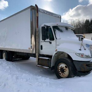 .  International 4400, 2008, 9.3L, MT-AB, Tandem, 28ft Box, 90in Door, TG, r, N#7567