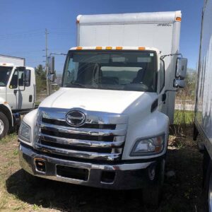 .  Hino 358, 2012, 7.6L 260hp, AT-AB, 26ft Box, 91in Door, 102in W, F#4489