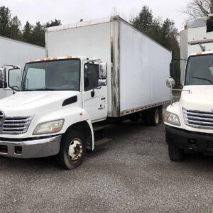 .  Hino 258, 2009, 7.6L, AT-HB, LeClair 24ft Box, 96in Door, 102in W, TG, N#1243