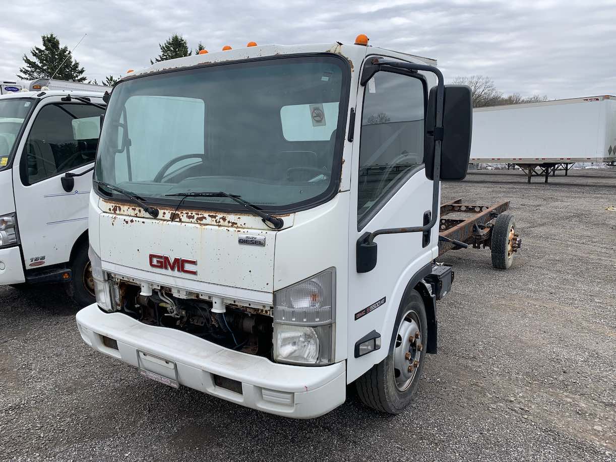 . GMC W5500, 2008, 5.2L, Auto Trans, Hydr Brake, Cab & Chassis, N#1871