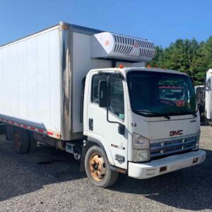 . GMC W4500, 2009, 6L V8 gas, AutoT-HydrB, 16ft Reefer, Leclair, ATC 16MH, r, NE9c#2225