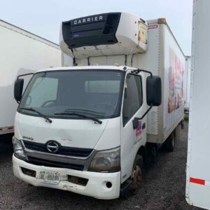 . Hino 165, 2014, 5.1L, AutoT-HydrB, 16ft Reefer, Carrier Supra 760, TGate, NE4c#0168