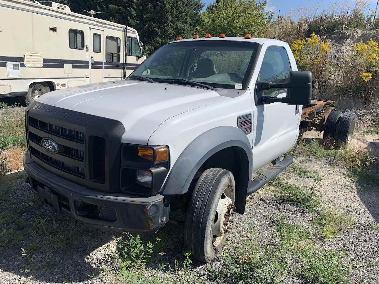 . Ford F550, 2008, 6.4L, AutoT-HydrB, Cab & Chassis, N#4551