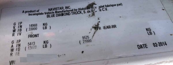 .  International 4300, 2015, Cummins, AT-AB, 25ft Box, TG, N#3138 - Image 13