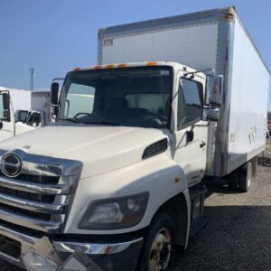 .  Hino 258, 2014, 7.6L, AT-HB, 20ft Vented Box, 88in Door, r, N#1049