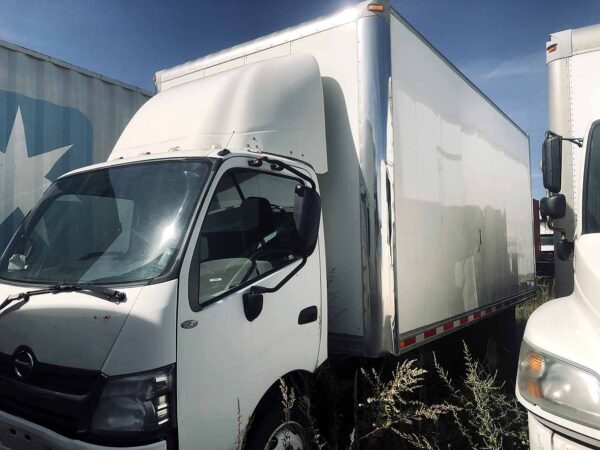 .  Hino 195, 2013, 5.1L, AT-HB, 18ft Box, 90in Door, O#0050