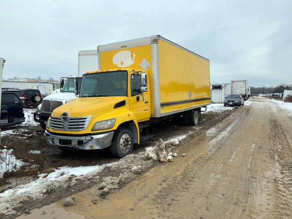 .  Hino 258, 2009, 7.6L, AT-HB, 24ft Box, yellow, O#1265 - Image 10