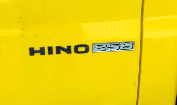 .  Hino 258, 2009, 7.6L, AT-HB, 24ft Box, yellow, O#1265 - Image 7