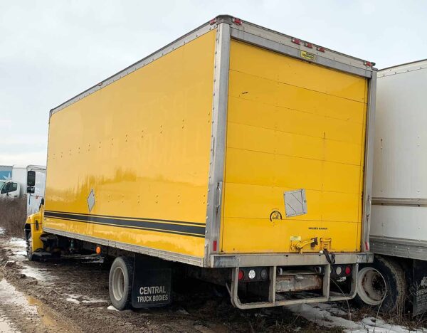 .  Hino 258, 2009, 7.6L, AT-HB, 24ft Box, yellow, O#1265 - Image 4