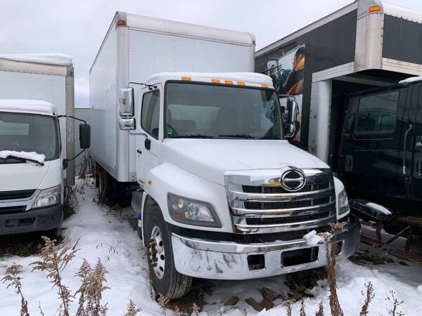 .  Hino 268, 2018, 7.6L, MT-HB, 20ft Box, 96in Door, r, O#3971