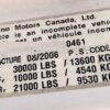 .  Hino 308, 2007, 7.6L, AT-HB, 24ft Box, SD, r, O#0461 - Image 6