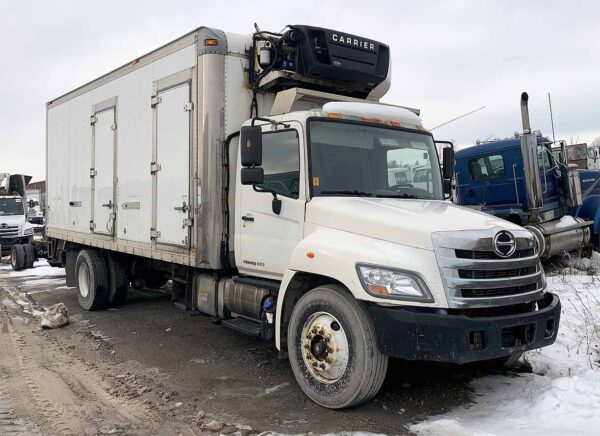 .  Hino 358, 2012, 7.6L, AT-AB, 22ft Reefer, Carrier, TG, O#4512