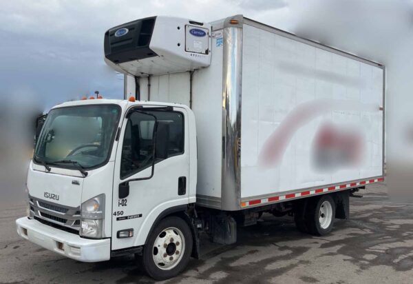 .  Isuzu NRR, 2016, 5.2L, AT-HB, 17ft Reefer, Side Door, Carrier, r, N#0520