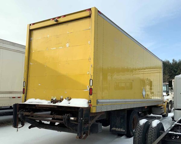 .  International 4300, 2014, 6.4L, AT-HB, 26ft Box, 90in D, TG, yellow, N#3768 - Image 6