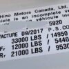.  Hino 338, 2018, 7.6L, AutoT-AirB, Cab & Chassis, r, N#5920 - Image 19