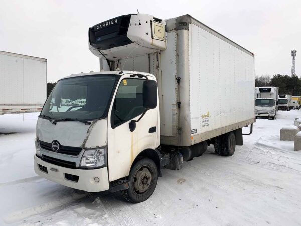 .  Hino 195, 2015, 5.1L, AT-HB, 18ft Reefer, Carrier, r, N#0969