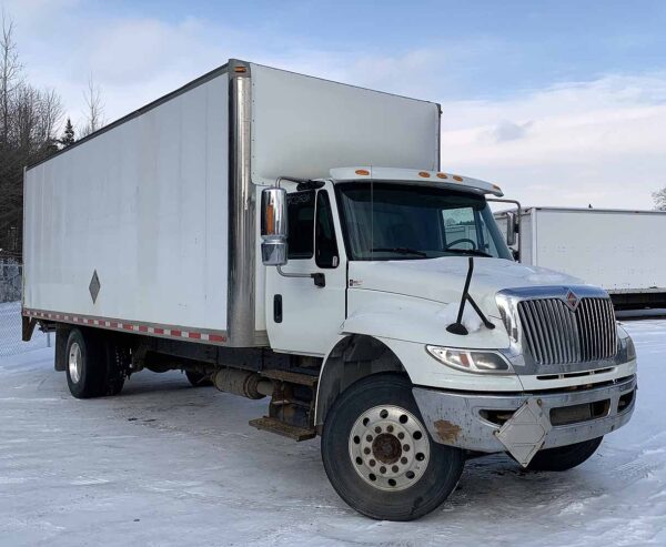 .  International 4300, 2016, Cummins 6.7L, AT-AB, 26ft Box, 90in D, TG, r, N#0851