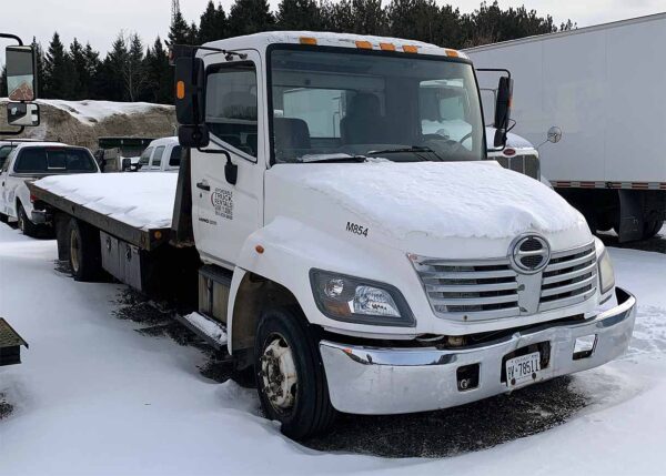 .  Hino 258, 2007, 7.6L, AutoT-HydrB, Flatbed, N#0709 - Image 3