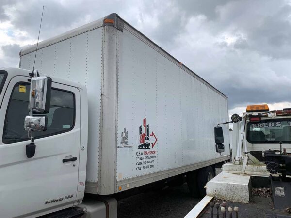 .  Hino 338, 2018, 7.6L, AutoT, HydrB, 26ft Box, 96in +SD, TailGate, r, N#3896 - Image 15