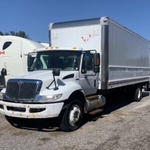 .  International 4300, 2014, 7.6L, AutoT-HydrB, 24ft Box, 90in Door, TGate, N#4786