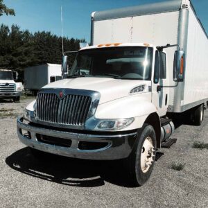 . International 4300, 2019, Cummins 6.7L, AT-HB, 26ft Box, 90in Door, TG, N#7279