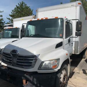 . Hino 338, 2008, 7.6L, ManT-AirB, 24ft Box, 90in Door, r, NE9c#1239