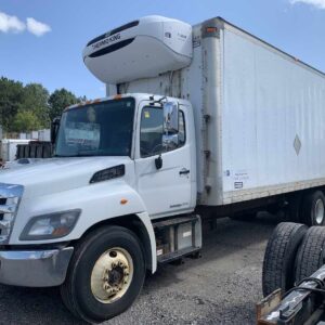 .  Hino 338, 2016, 7.6L, AT-AB, 24ft Reefer, Side Door, BD, Thermoking T-680R, r, N#6659
