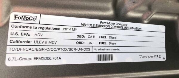 .   Ford F250, 2014, 6.7L Diesel, 4x4, Crewcab, Pickup, SpaceKap, F#7257 - Image 15
