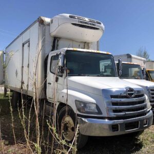.  Hino 338, 2016, 7.6L, AT-AB, 24ft Reefer, Side Door, BD, F#6659