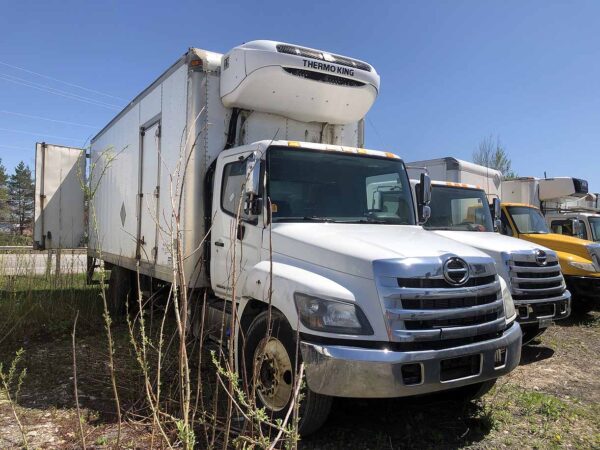 .  Hino 338, 2016, 7.6L, AT-AB, 24ft Reefer, Side Door, BD, F#6659
