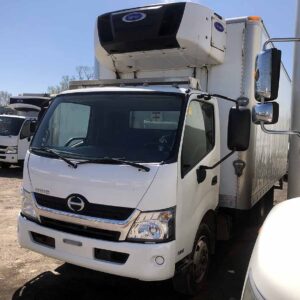 .  Hino 195, 2017, 5.1L, AT-HB, 18ft Reefer, 79in Door, Carrier, r, F#0707