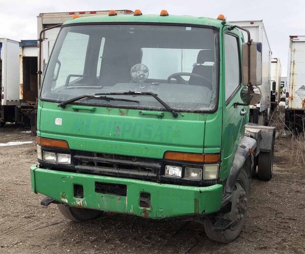 .  Mitsubishi Fuso FM6, 2000, 7.5L, MT-HB, Extend Cab, Hooklift, r, O#0726 - Image 3