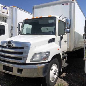 .  Hino 268, 2018, 7.6L, AT-HB, 26ft Box, 96in +Side D, F#8789