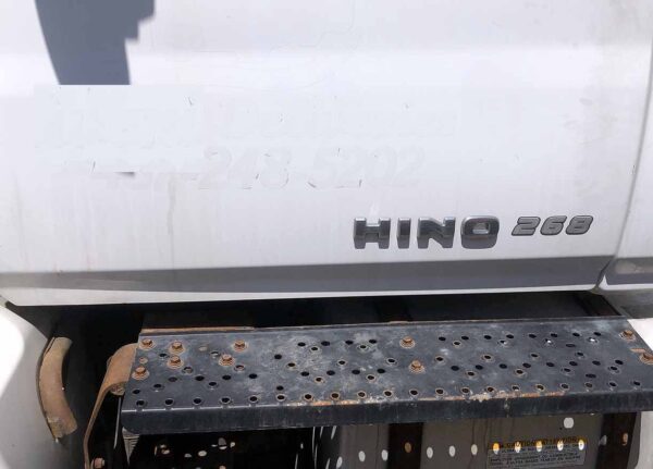 .  Hino 268, 2019, 7.6L, Hydr Brake, Cab&Chassis, F#8851 - Image 4