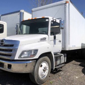 .  Hino 268, 2019, 7.6L, AT-HB, 26ft Box, 96in Door, F#4117