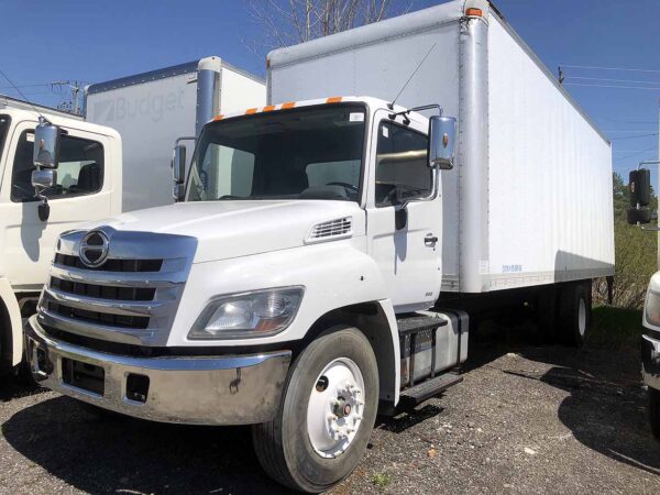 .  Hino 268, 2019, 7.6L, AT-HB, 26ft Box, 96in Door, F#4117