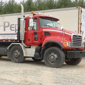 .  red mack flatbed