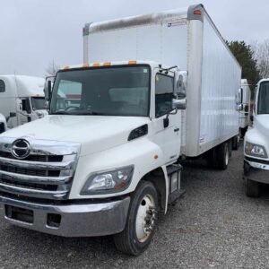 .  Hino 338, 2014, 7.6L, AT-HB, 24ft Box, 96in Door, TG, r, N#3423