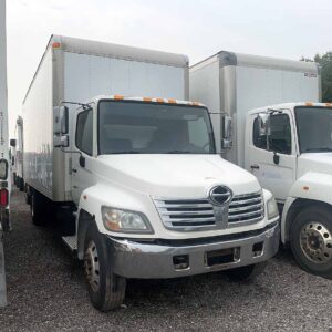 .  Hino 338, 2009, 7.6L, AT-HB, 24ft Box, 96in +Side Door, TG, r, N#1004