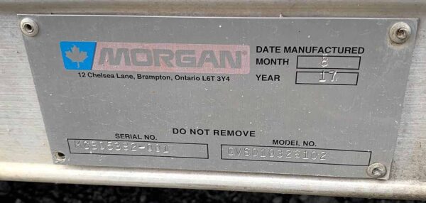 .   26ft Box, 99in Barn Doors, 102in W, TG, 2017, N#D26-MORG - Image 11