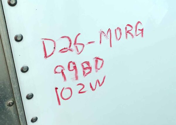 .   26ft Box, 99in Barn Doors, 102in W, TG, 2017, N#D26-MORG - Image 12