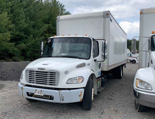 .  Freightliner M2, 2016, Cummins 6.7L, AT-HB, 26ft Box, 89in Door, TG, N#1629