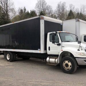 .  International MV607, 2020, Cummins 6.7L, AT-HB, 26ft Box black, TG, N#9798