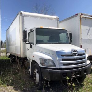 .  Hino 268, 2017, 7.6L, AT-HB, 26ft Box, 90in Door, F#5258