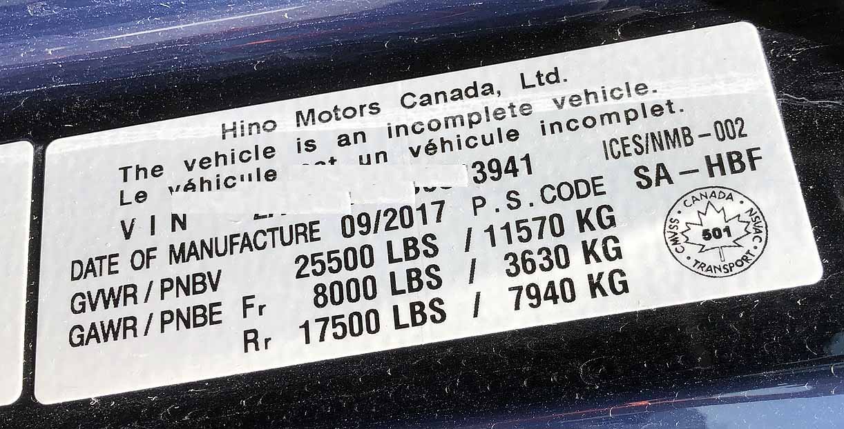 . Hino 258, 2018, 7.6L, AT-HB, 18ft Box, 84in Door, F#3941 - Image 12