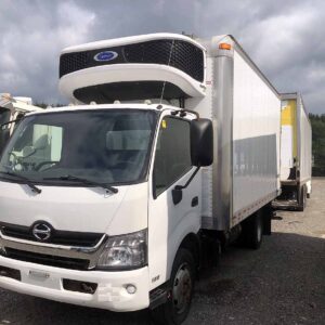 .  Hino 195, 2018, 5.1L, AutoT-HydrB, 16ft Reefer, Barn Doors, Carrier Supra S6, r, N#0975